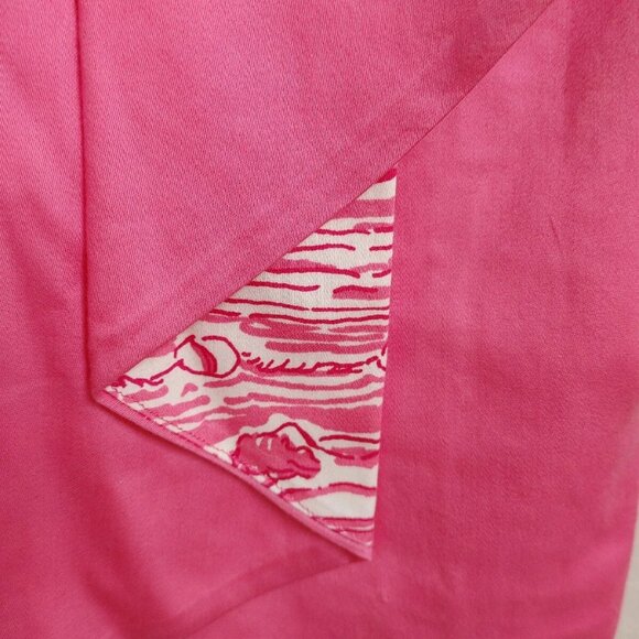 Lily Pulitzer Crystal Hotty Pink Strapless Mini Dress W/Empire Waist -Size: 0 - Picture 3 of 8